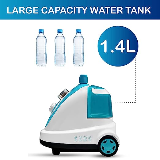 INALSA Garment Steamer Speedy Steam – 1700 W |Variable Steam Control Knob | Powerful Steam Output -Upto 30g/min |1.4L Detachable Large Water Tank |Includes Fabric Brush & Hand Glove,(White/Aqua Green) INALSA Garment Steamer Speedy Steam – 1700 W |Variable Steam Control Knob | Powerful Steam Output -Upto 30g/min |1.4L Detachable Large Water Tank |Includes Fabric Brush & Hand Glove,(White/Aqua Green)